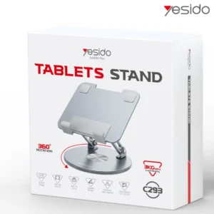 Support de bureau pliable rotatif à 360 degrés pour tablette Yesido C293