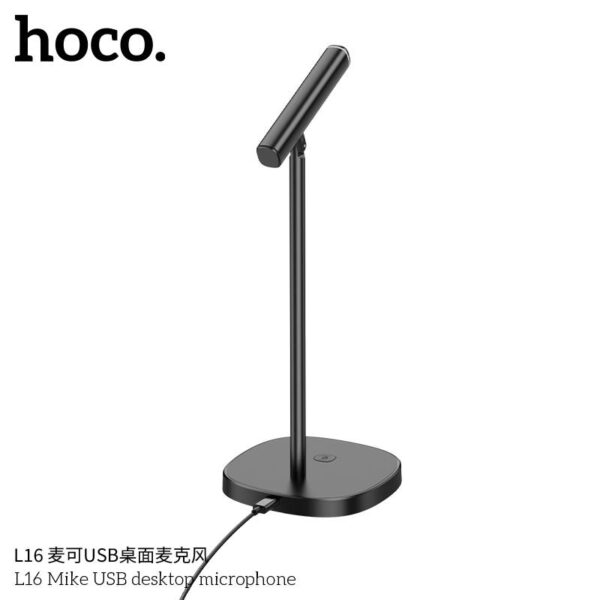 Microphone De Bureau Hoco L16 USB-Type-C 4,8-5 V