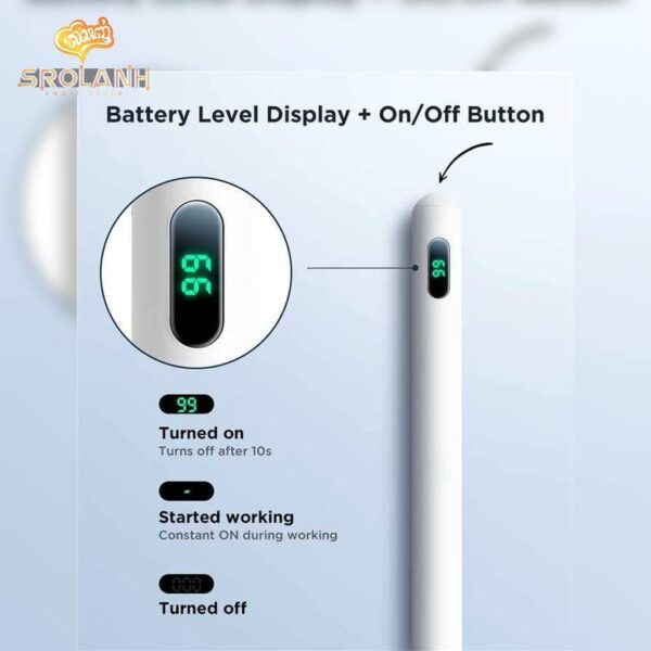 JoyRoom JR-X11W, stylet numérique actif pour appareils à écran tactile iOS