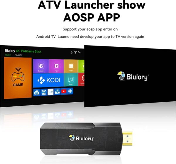 TV STICK ANDROID TV 4K BLULORY