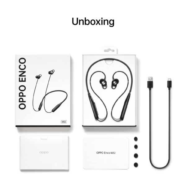 Ecouteur Bluetooth  tour de cou - Noir - OPPO Enco M32