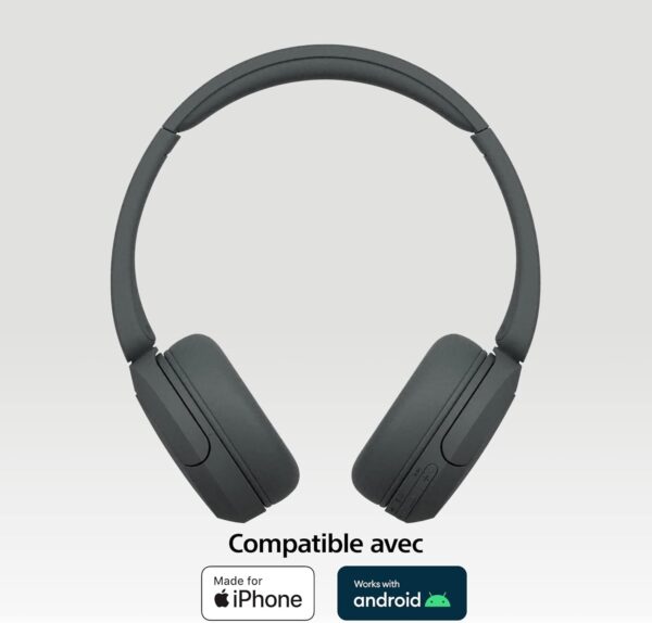 Casque sans fil avec microphone, appel, 50 Heures d'autonomie Sony WH-CH520