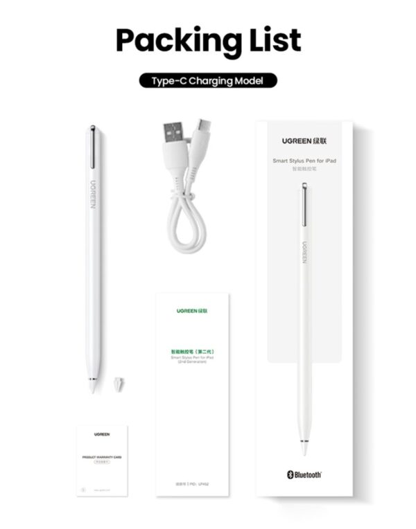 Smart Stylus Pen For  IPad (USB C Fast Charging) UGREEN 90915