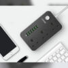Multiprise 6 Entrées USB 5V 3.4A 2500 W 2m LDNIO SC3604