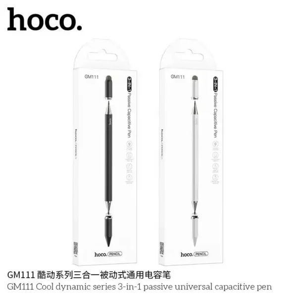HOCO GM111 STYLO Universel 3 EN 1 Haute Sensibilité