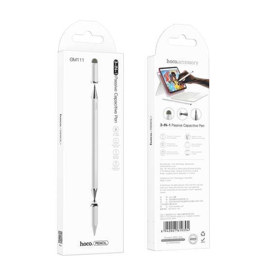 HOCO GM111 STYLO Universel 3 EN 1 Haute Sensibilité