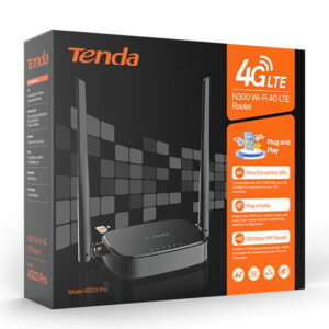 Modem 4g Lte Tenda 4G03 Pro, 2antenne, 2 Entre Rj45, 300mbps