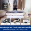 Nettoyeur De Sols Sans-Fil,Balai Vapeur,Auto-Nettoyage, Autopropulsion, Tineco Floor One S7 Steam Plus