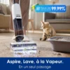 Nettoyeur De Sols Sans-Fil,Balai Vapeur,Auto-Nettoyage, Autopropulsion, Tineco Floor One S7 Steam Plus