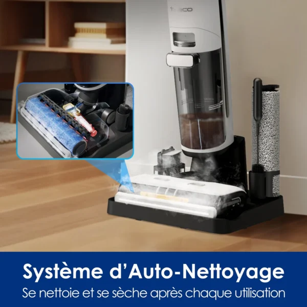 Nettoyeur De Sols Sans-Fil,Balai Vapeur,Auto-Nettoyage, Autopropulsion, Tineco Floor One S7 Steam Plus