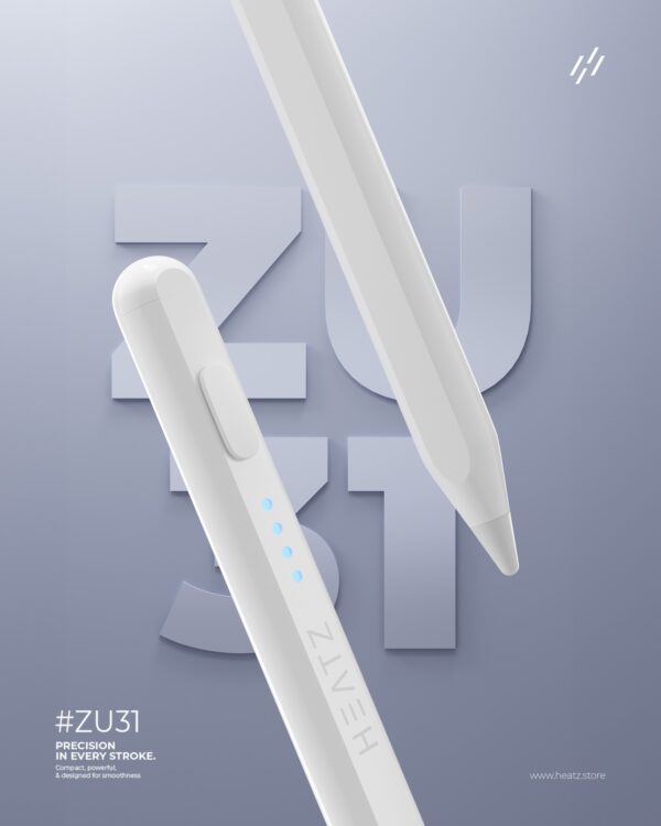 Stylet Universel Pour Les Appareils IOS, Android Et Windows 7 Heures D'utilisation Heatz ZU31