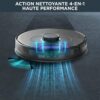 Aspirateur Robot Laveur Vidage Automatique, Nettoyage 4-En-1, Rowenta X-Plorer Serie 75 S+ RR8585WH