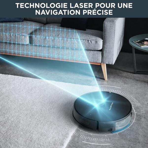Aspirateur Robot Laveur Vidage Automatique, Nettoyage 4-En-1, Rowenta X-Plorer Serie 75 S+ RR8585WH