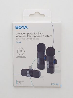 Microphone Sans Fil Ultracompact 2,4 GHz Portée De 50m BOYA BY-V2