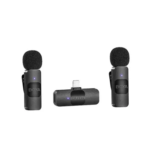 Microphone Sans Fil Ultracompact 2,4 GHz Portée De 50m BOYA BY-V2